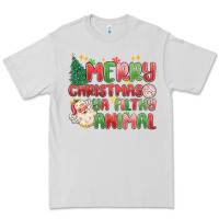 Dove Grey merry christmas ya filthy animal Premium Tee - MaliasSmallBusiness