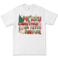 White merry christmas ya filthy animal Premium Tee - MaliasSmallBusiness