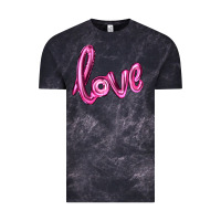 Cloud Black valentine's day love balloon Vintage Tee - RanaPortraitStore