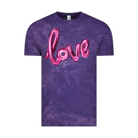 Cloud Purple valentine's day love balloon Vintage Tee - RanaPortraitStore