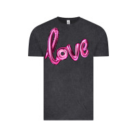 Vintage Black valentine's day love balloon Vintage Tee - RanaPortraitStore