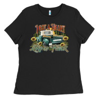 Black i got a heart like a truck western sunflower Ladies Tee - NancyCooperArtShop