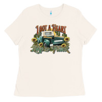 Bone i got a heart like a truck western sunflower Ladies Tee - NancyCooperArtShop