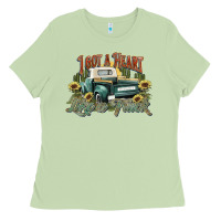 Matcha i got a heart like a truck western sunflower Ladies Tee - NancyCooperArtShop