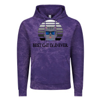 Cloud Purple Best Cat Dad Ever Vintage Hoodie - Bettercallsaul