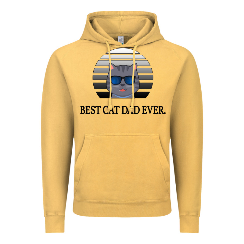 Best Cat Dad Ever Vintage Hoodie by Bettercallsaul | Teevron