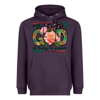 Plum With god all things are possible leopard frame Heavyweight Hoodie - LillyAllenDesigns