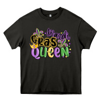 Asphalt mardi gras queen Heavy Core Tee - MaliasSmallBusiness