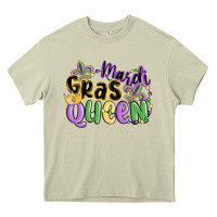Mossy mardi gras queen Heavy Core Tee - MaliasSmallBusiness