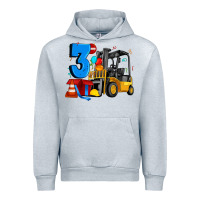Heather Grey forklift birthday three Urban Hoodie - Artiststas