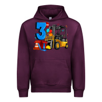 Mauve Wine forklift birthday three Urban Hoodie - Artiststas
