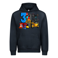 Navy forklift birthday three Urban Hoodie - Artiststas