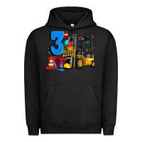 Pigment Black forklift birthday three Urban Hoodie - Artiststas
