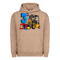 Pigment Burro forklift birthday three Urban Hoodie - Artiststas