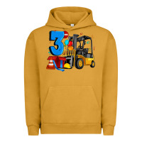 Pigment Peanut Butter forklift birthday three Urban Hoodie - Artiststas