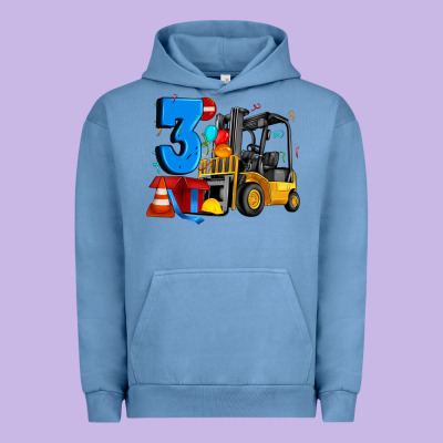 Forklift Birthday Three Urban Hoodie Designed By Artiststas