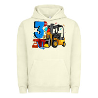 Pigment Pistachio forklift birthday three Urban Hoodie - Artiststas