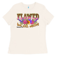 Flawed But Still Worthy Romans 5 8 Ladies Tee | Teevron