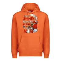 Carrot My favorite baseball player calls me mom Premium Hoodie - FaDigitalArtStudio