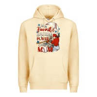 Pina Colada My favorite baseball player calls me mom Premium Hoodie - FaDigitalArtStudio