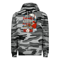 Slate Camo My favorite baseball player calls me mom Premium Hoodie - FaDigitalArtStudio