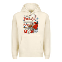 Tofu My favorite baseball player calls me mom Premium Hoodie - FaDigitalArtStudio