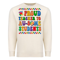 Sandshell Proud Teacher to au-some student Premium Sweatshirt - CowhideDigitalArt
