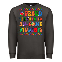 Smoke Proud Teacher to au-some student Premium Sweatshirt - CowhideDigitalArt