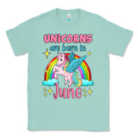Seafoam unicorns are born in june Classic Tee - Jasminsmagicworld