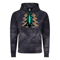 Cloud Black Happy Holidays Tree Vintage Hoodie - Bettercallsaul