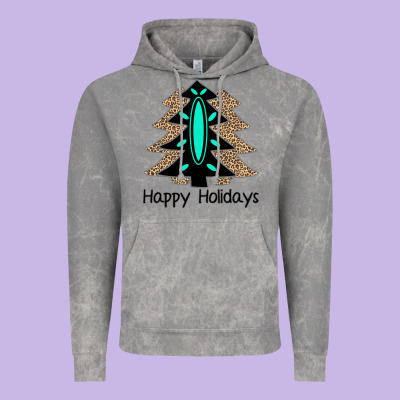 Happy Holidays Tree Vintage Hoodie Designed By Bettercallsaul