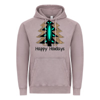 Vintage Zinc Happy Holidays Tree Vintage Hoodie - Bettercallsaul