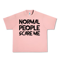 Salmon Normal People Scare Me Urban Heavy Tee - Bettercallsaul