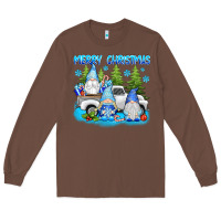 Chestnut merry christmas gnomies Long Sleeve Tee - texasbilliewilder