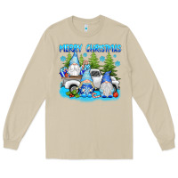 Mushroom merry christmas gnomies Long Sleeve Tee - texasbilliewilder