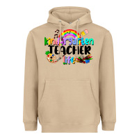 Mushroom Kindergarten Teacher Life Heavyweight Hoodie - LillyAllenDesigns