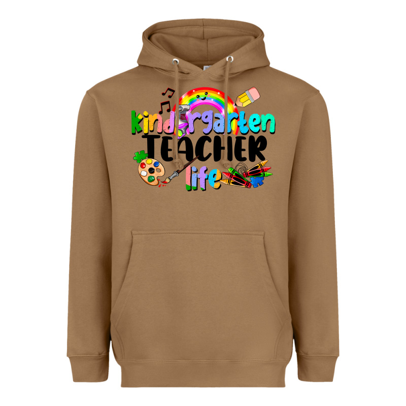 Kindergarten Teacher Life Heavyweight Hoodie by LillyAllenDesigns | Teevron
