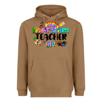 Toasted Coconut Kindergarten Teacher Life Heavyweight Hoodie - LillyAllenDesigns