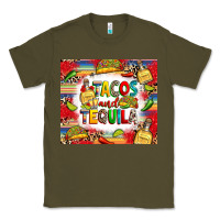 Army Green tacos and tequila Classic Tee - RanaPortraitStore
