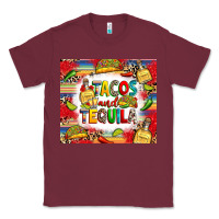 Burgundy tacos and tequila Classic Tee - RanaPortraitStore