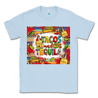 Dusty Blue tacos and tequila Classic Tee - RanaPortraitStore