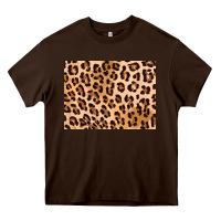 Chocolate Brown leopard background gold 3200x2400 Heavy Core Tee - AdoDesignShop