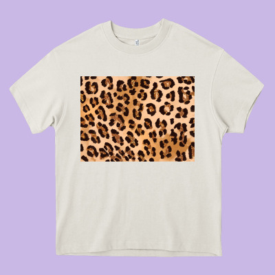 Leopard Background Gold 3200x2400 Heavy Core Tee Designed By Adodesignshop