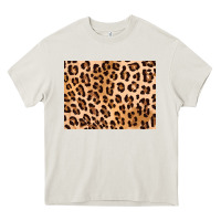 Cream leopard background gold 3200x2400 Heavy Core Tee - AdoDesignShop