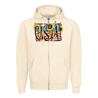 Usa 4th Of July Zipper Hoodie | Teevron