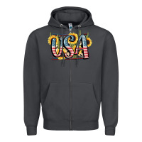 Smoke USA 4th of July Zipper Hoodie - FaDigitalArtStudio