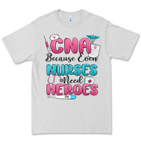Dove Grey cna because even nurses need heroes Premium Tee - MaliasSmallBusiness