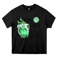 Black even ırısh needs a beer Heavy Core Tee - MaliasSmallBusiness