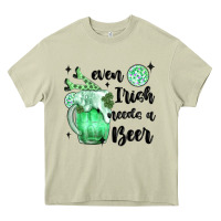 Mossy even ırısh needs a beer Heavy Core Tee - MaliasSmallBusiness