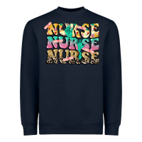 Navy Nurse Nurse Nurse Heavyweight Sweatshirt - CowGirlArtShop